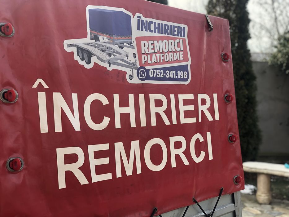 Inchiriez trailer / platforma / remorci  90 Ron / 24 ore