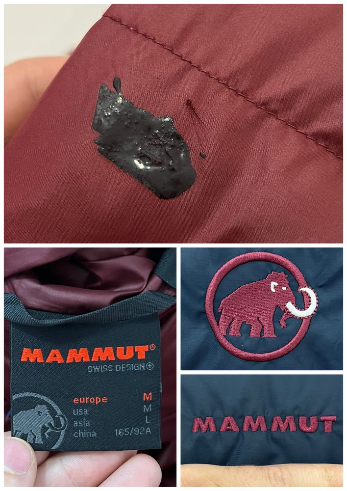 Geaca MAMMUT M dama 650 puf 2 fețe groasa iarna outdoor jacheta puffer