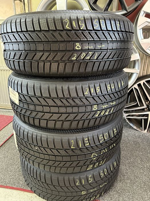 8 броя Зимни Гуми 215/50/17 Continental и Firestone