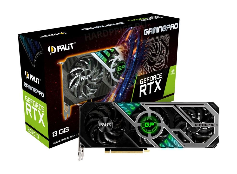 Видеокарты Palit 3070ti  Gainward 3070ti