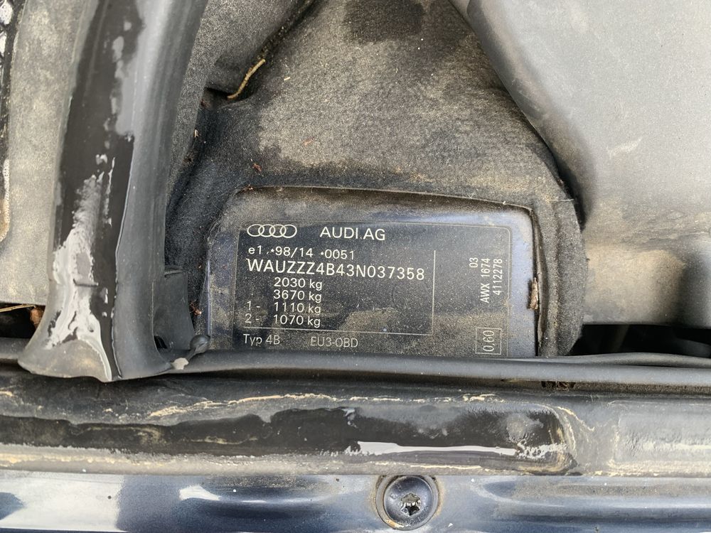 Vand Audi A6 C5