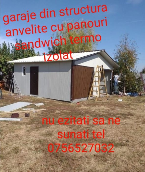 Garaje din structura metalica