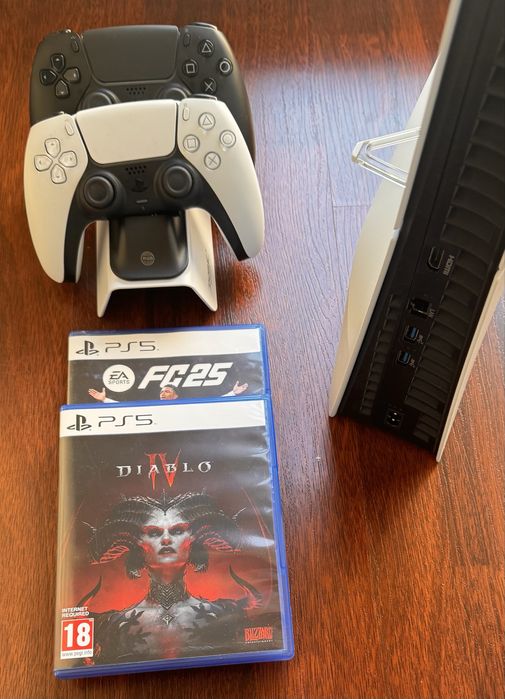 Consola PlayStation 5 (PS5) Slim disk, 1TB garantie eMag