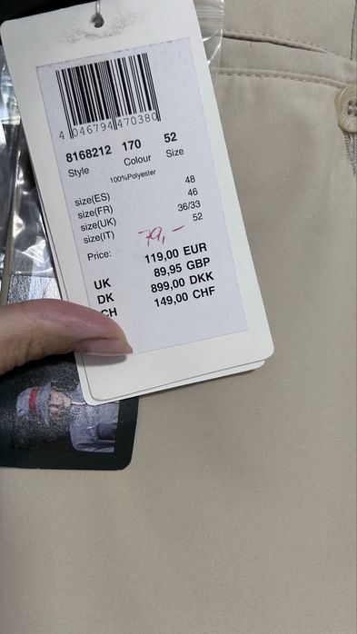 Pantaloni GOLFINO bărbați, noi cu etichetă