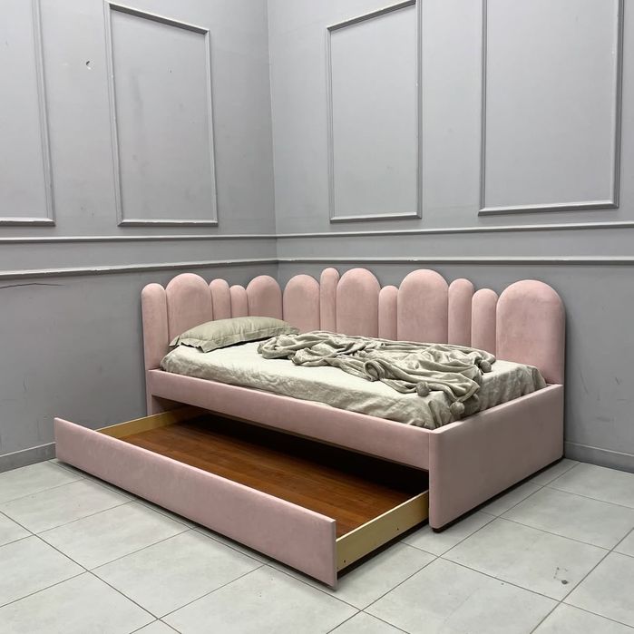 Детская мягкая кровать ПЕЧЕНЬКИ