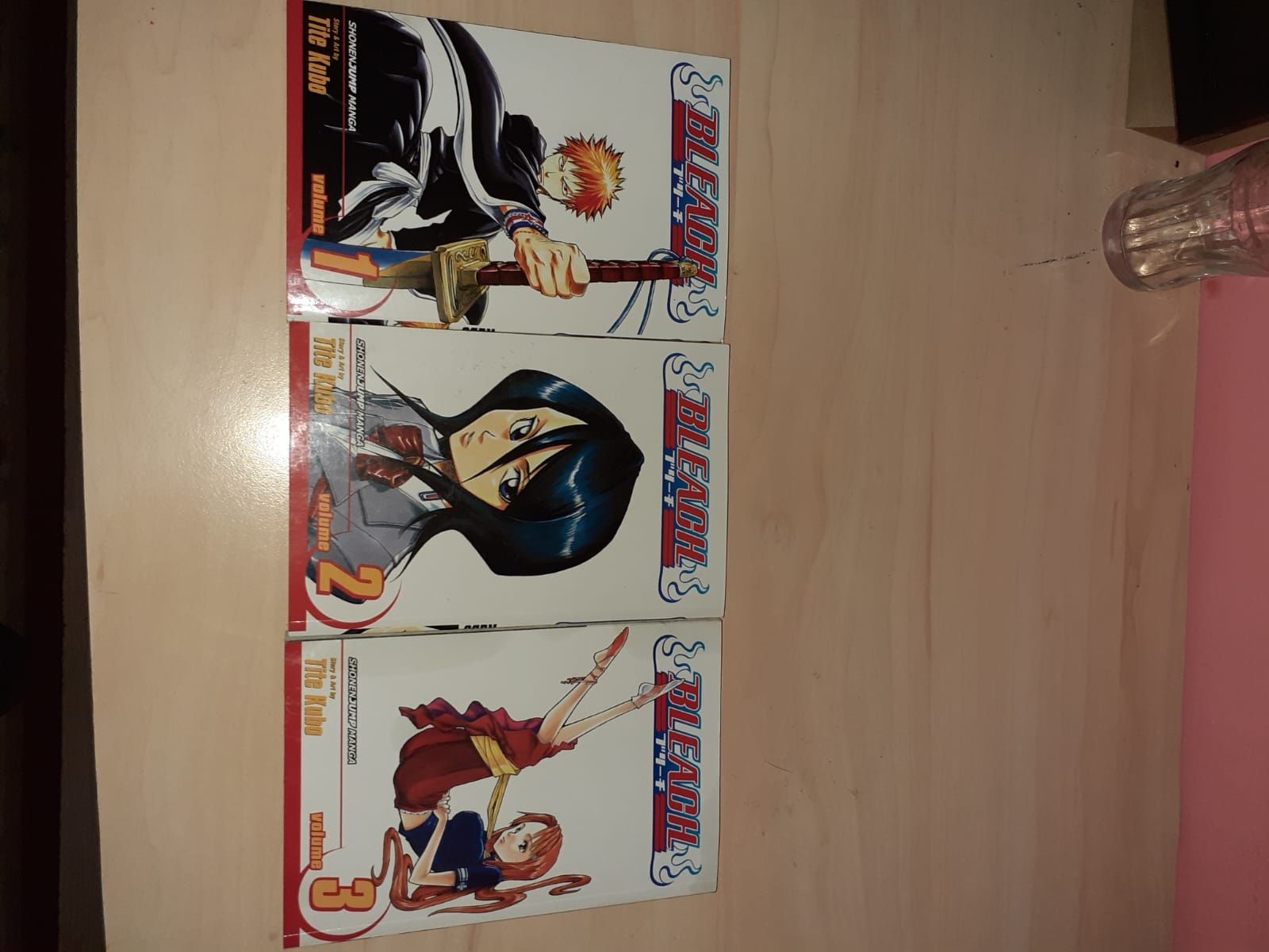 Primele 3 volume din seria Manga Bleach