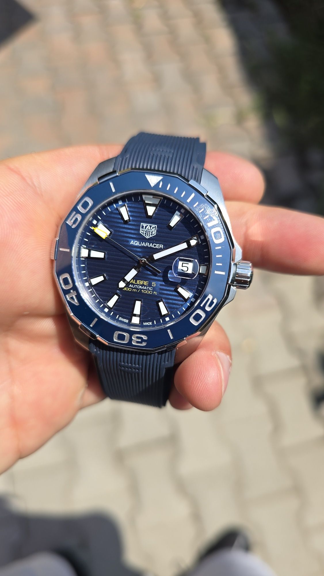 TAG Heuer Aquaracer Calibre 5 Automatic – WAY201B.FT6150