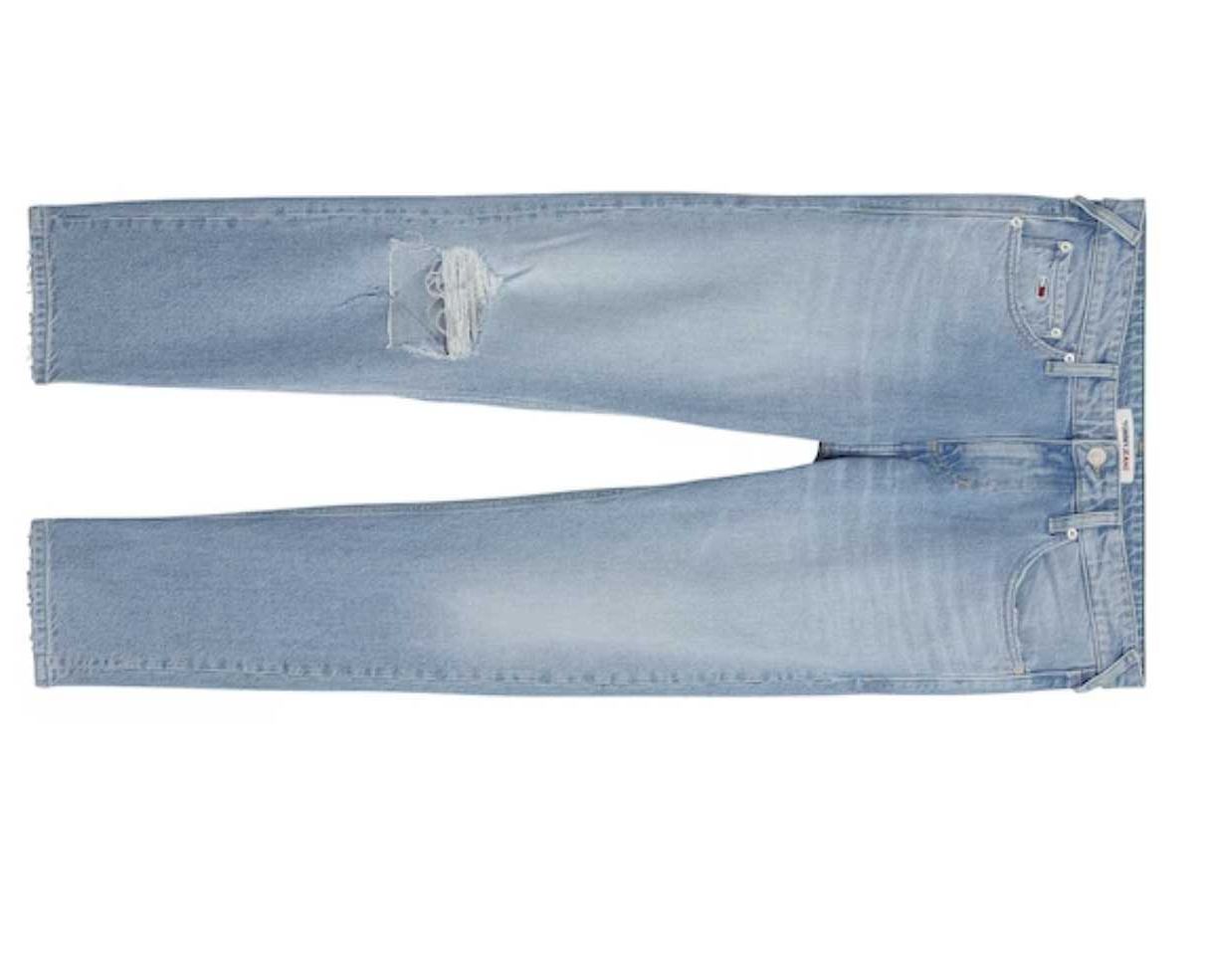Blugi Jeans slim fit Tommy Hilfiger noi, W32-L32 barbati