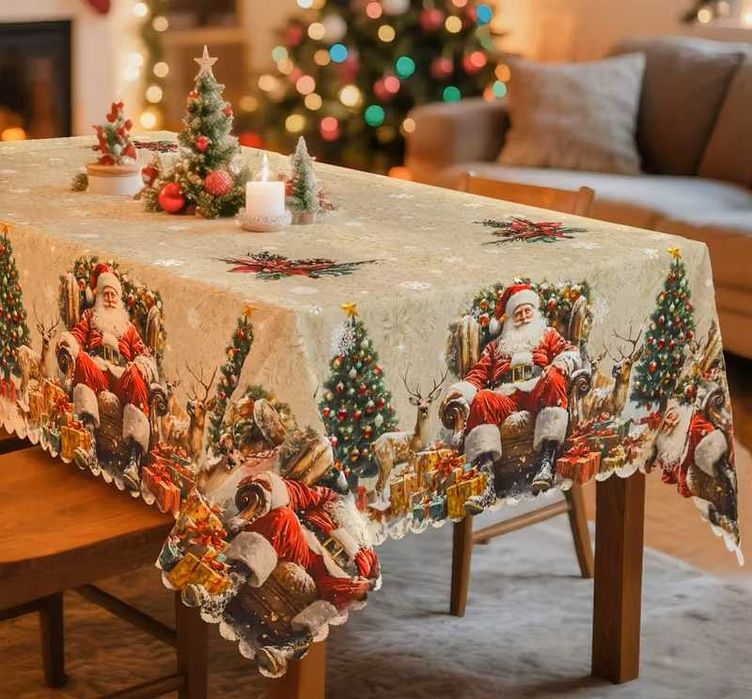 Коледна покривка 150/220