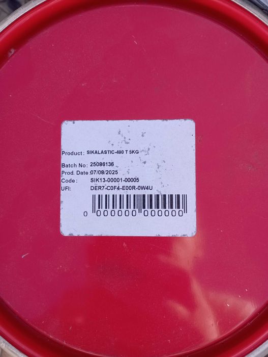 Sika 490T membrana poliuretanica transparenta