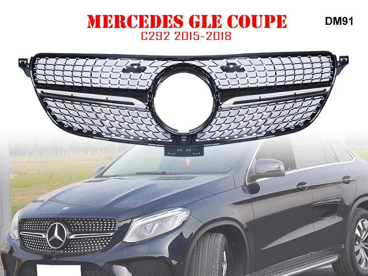 Grilă Diamond bara frontală pentru Mercedes GLE C292 COUPE