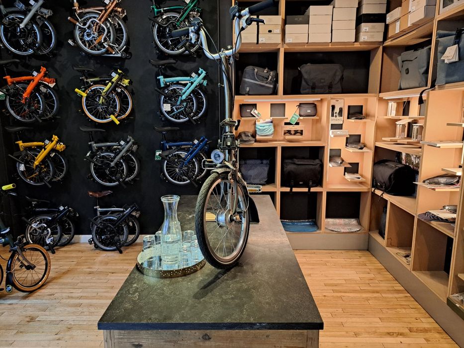 Bicicleta Brompton H6L culoare raw laquer 6 viteze