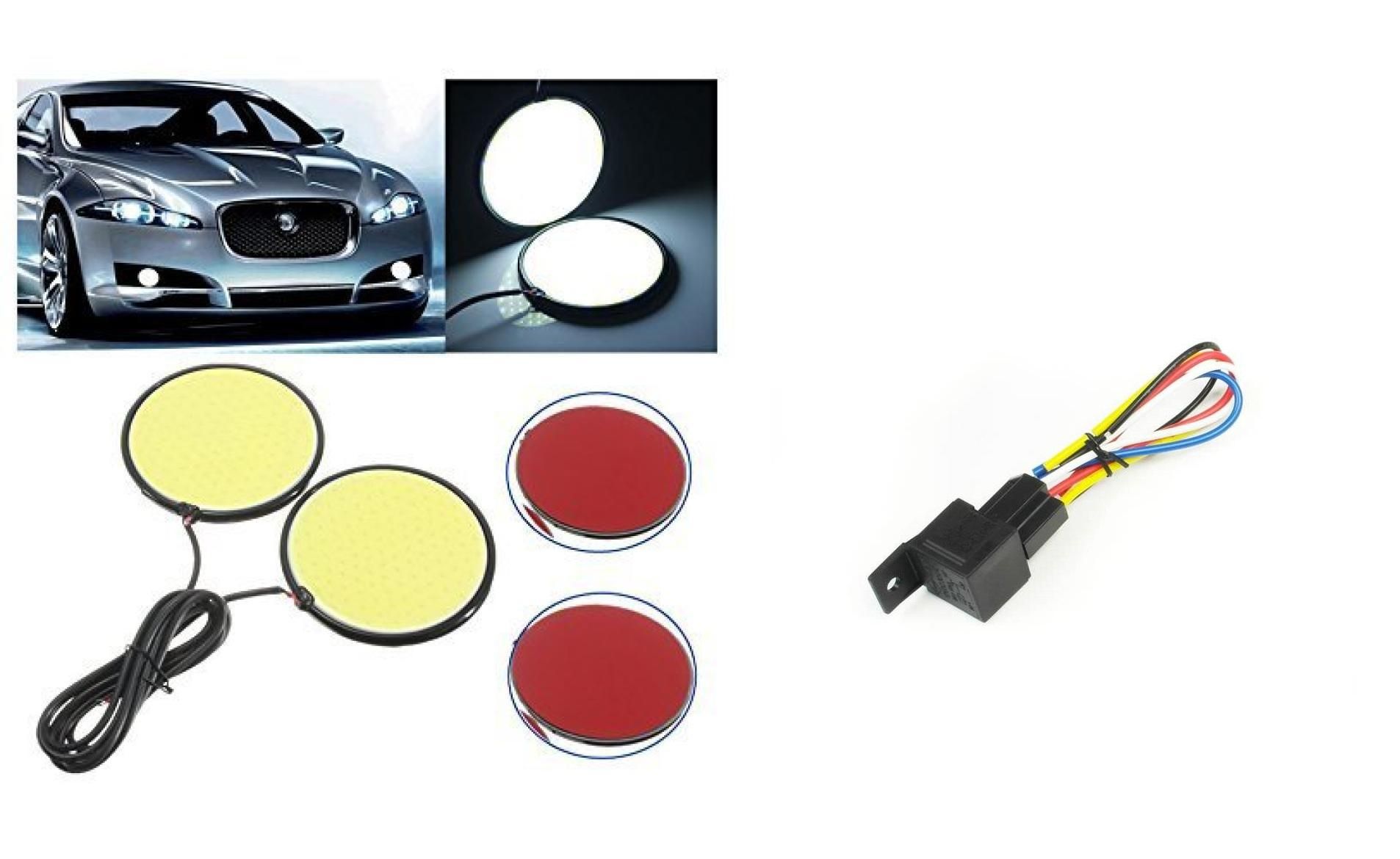 днебни светлини 2 броя супер ярки 12v + модул автоматично ...