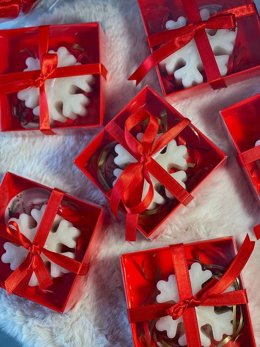 Коледни свещи ръчна изработка