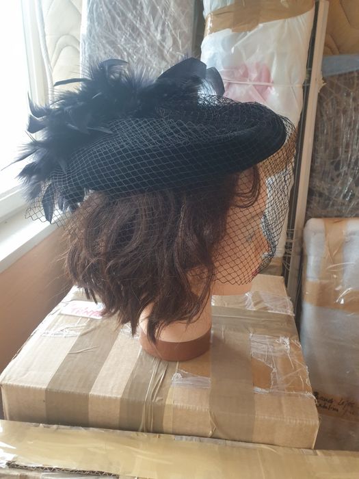 Pălărie neagră catifea