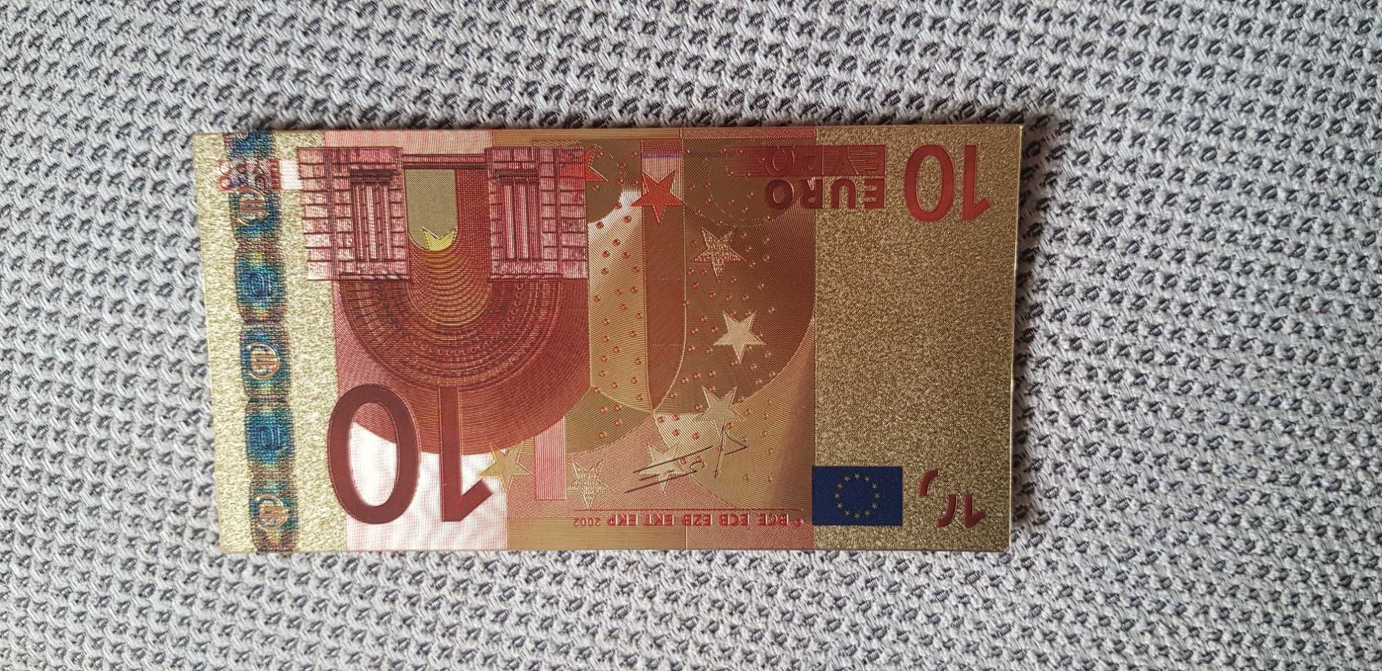 Позлатени сувенирни банкноти Евро и Щатски Долари НОВИ