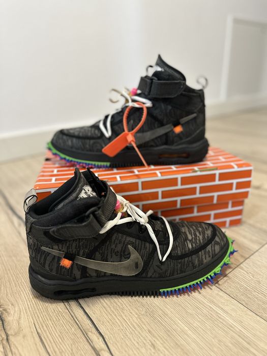 Nike x off white air force 1 mid black