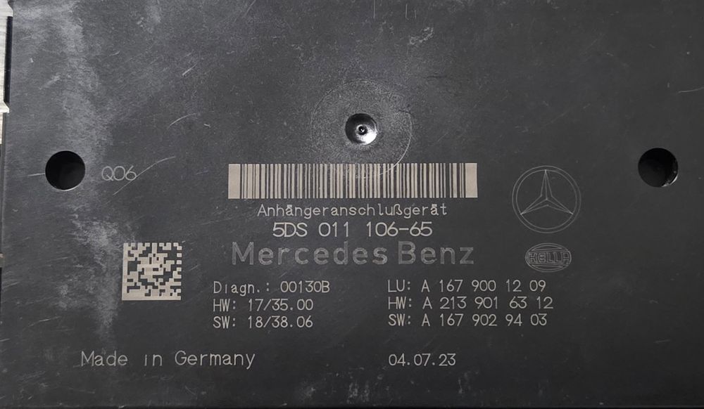 Modul Cârlig Remorcare Mercedes GLE GLC GLE GLS PRODUS NOU ORIGINAL