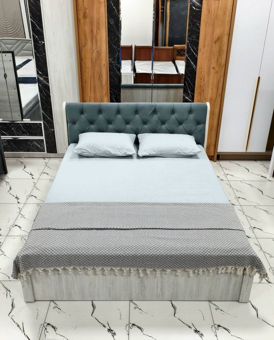 Двухспальная кровать фабричная качество можно в рассрочку