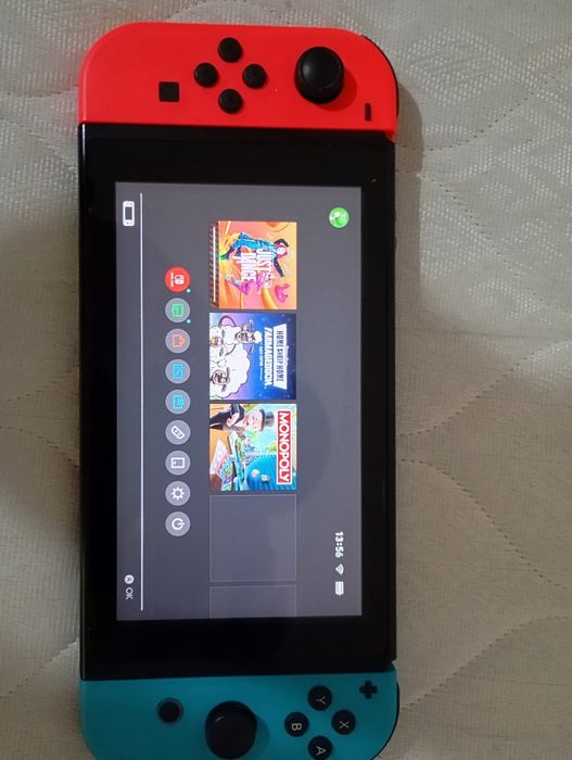 Nintendo switch с 3-ри игри