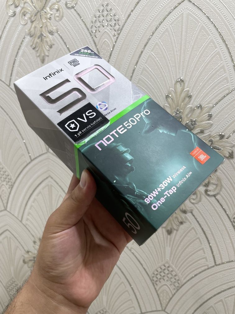 Infinix Note 50 Pro 24/256gb Full Kamplekt Yengide