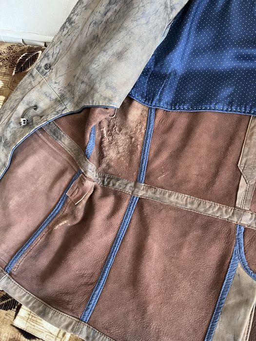 Geaca de piele Massimo Dutti