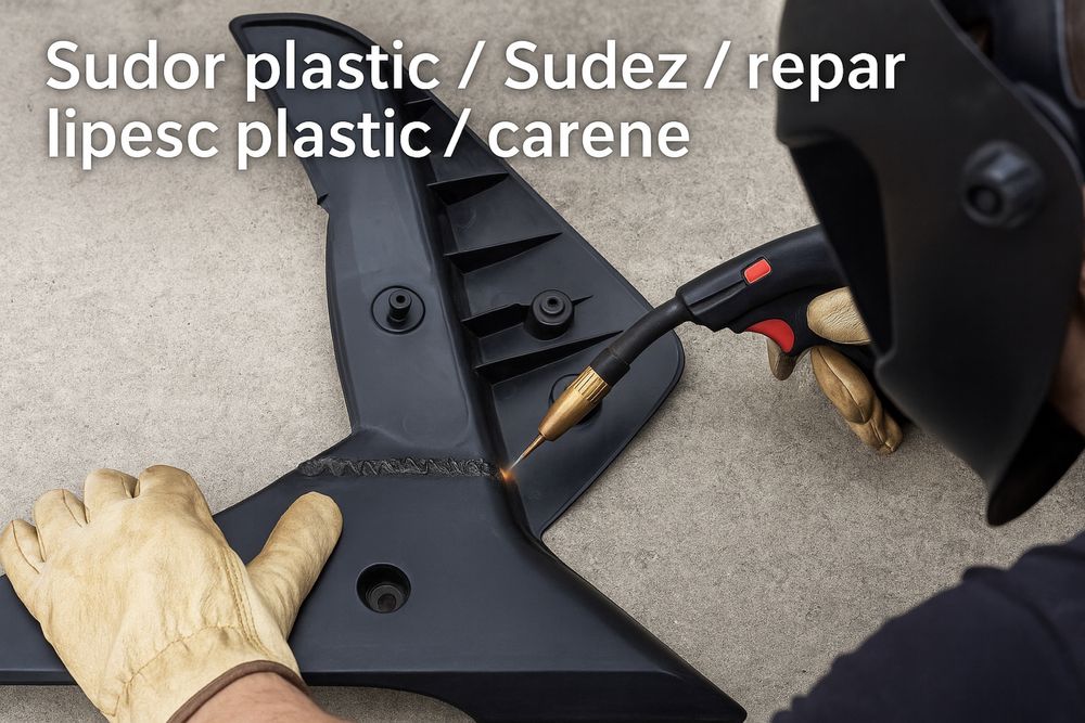 Sudor plastic / Sudez / repar / lipesc plastic / carene