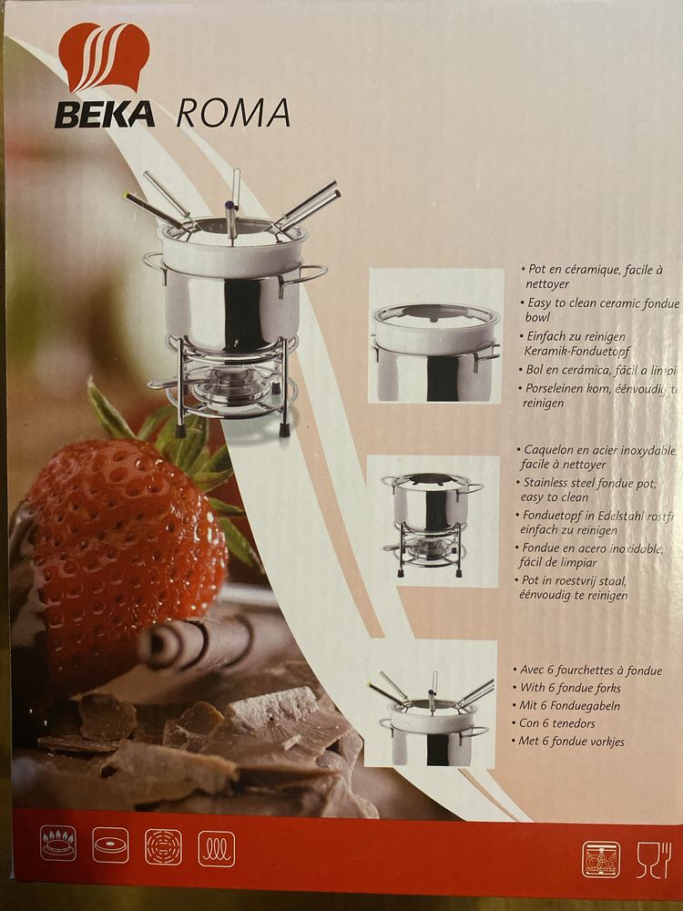 Комплект за фондю Beka Roma – многофункционален съд за 6 души
