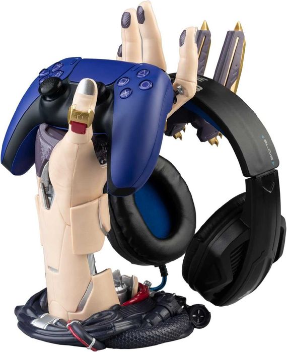 Grupo Erik Стойка за гейминг контролер и слушалки - Cyberpunk