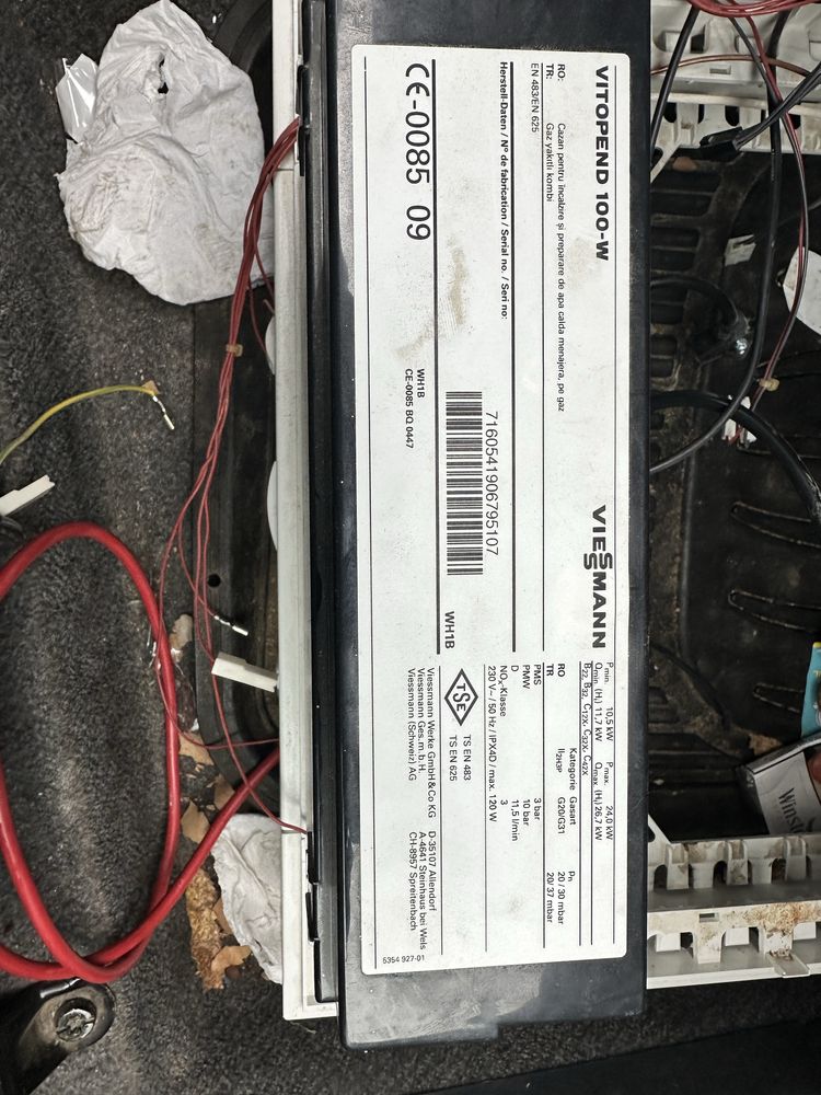 Placa centrala wiessman vitoped 100, piesecetrala termica 25 k romstal