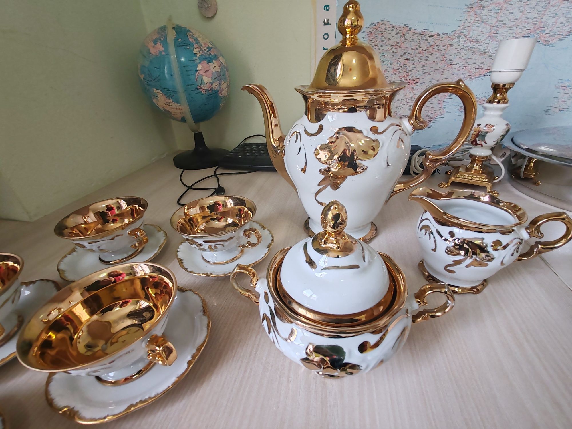Стар полски порцеланов сервиз, чинийки Rosenthal