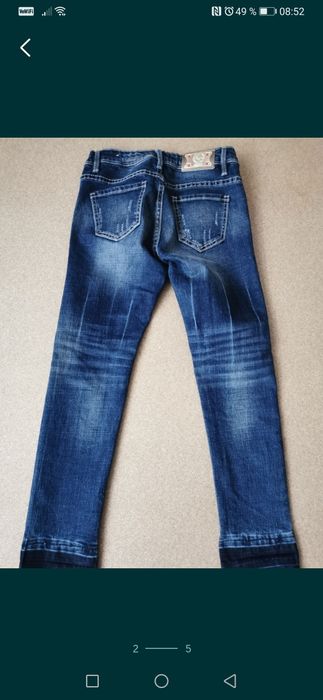 Blugi fetita firma ATIVO KIDS 128(7-8 ani) NOI