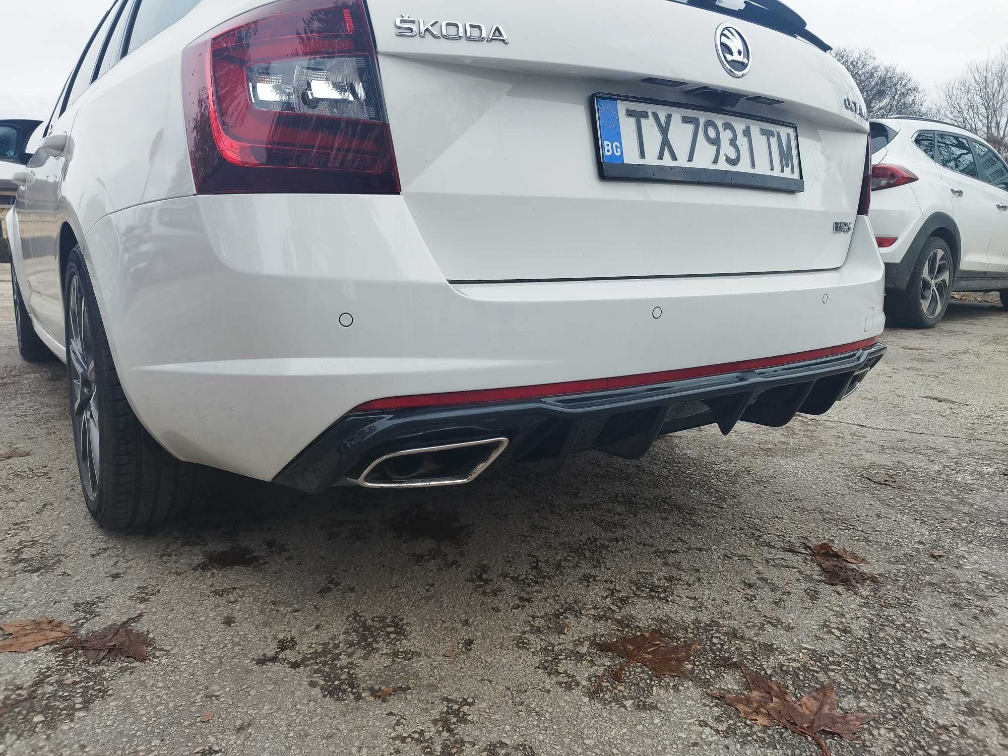 Заден Дифузьор V.2 Skoda Octavia RS MK3