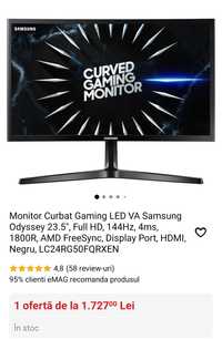 Monitor gaming nou samsung preț fix