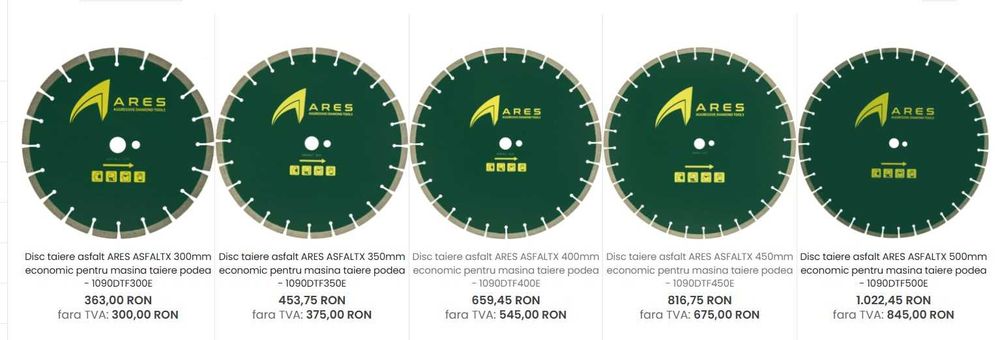 Disc taiere asfalt si beton  400mm