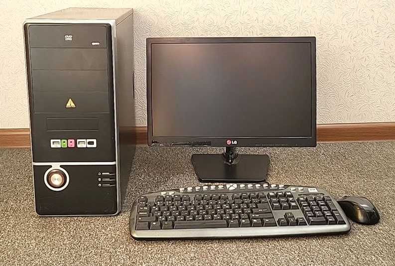 Intel DualCore, 8Gb, 1000Gb, GeeForce 8600GT, Monitor 19, К+М