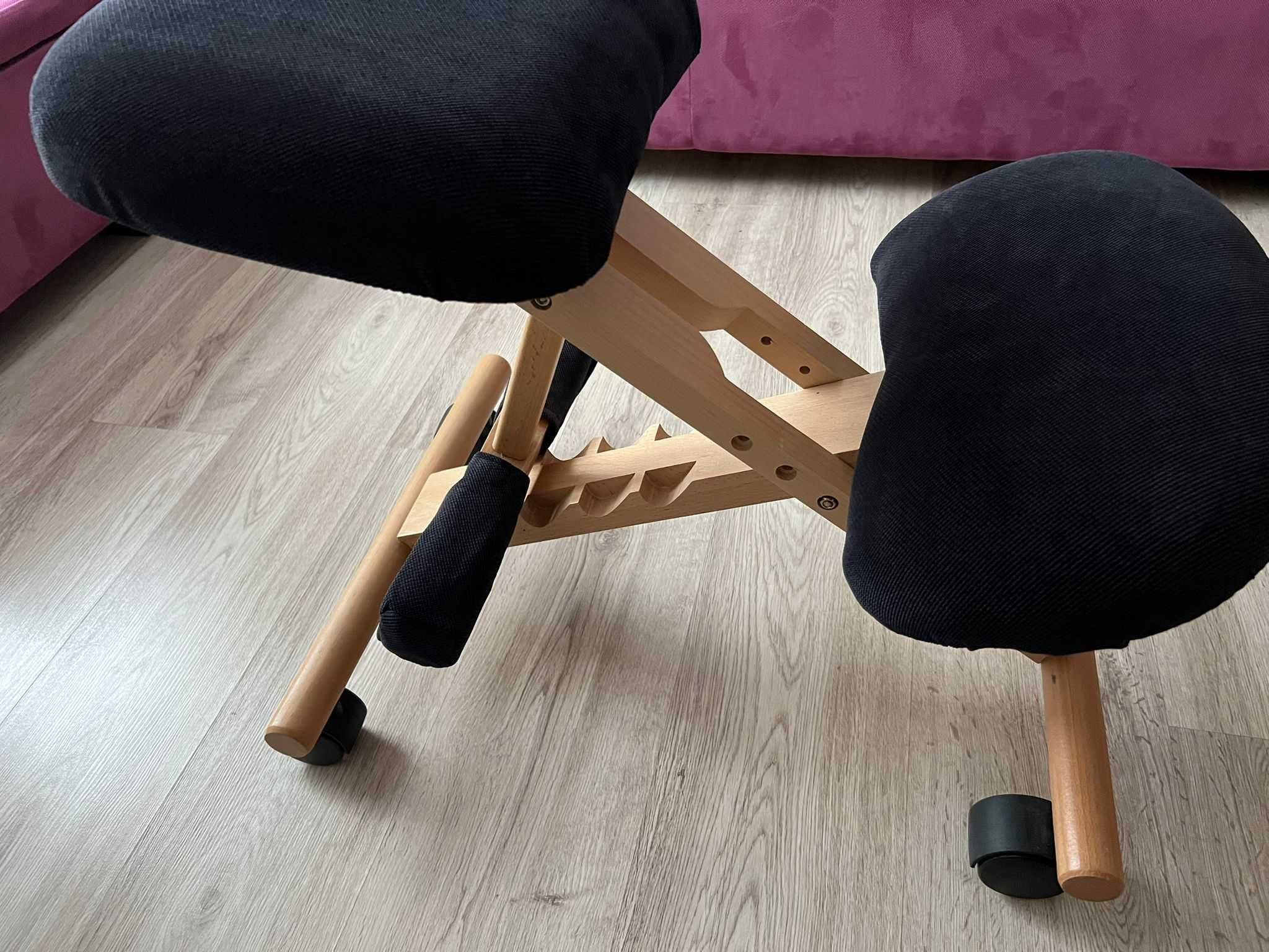 Scaun birou ergonomic Groco, material textil, negru