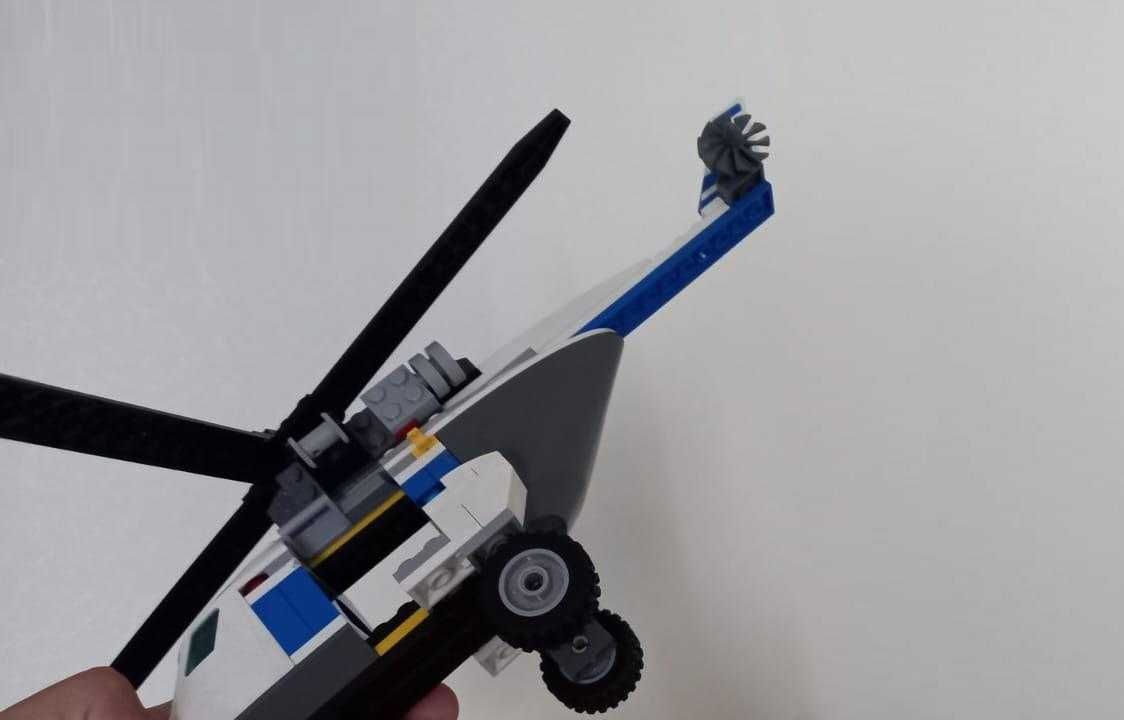Конструктор оригинал Lego City 60138 Вертолет набор High-Speed Chase