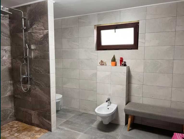 Casa de vanzare cu etaj complet mobilata, cu gradina  + 5000 mp padure