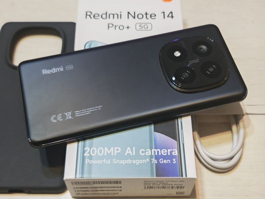 Като нов Redmi Note 14 Pro+ 5G 8 GB RAM 256 FB ROM 23м Гаранция