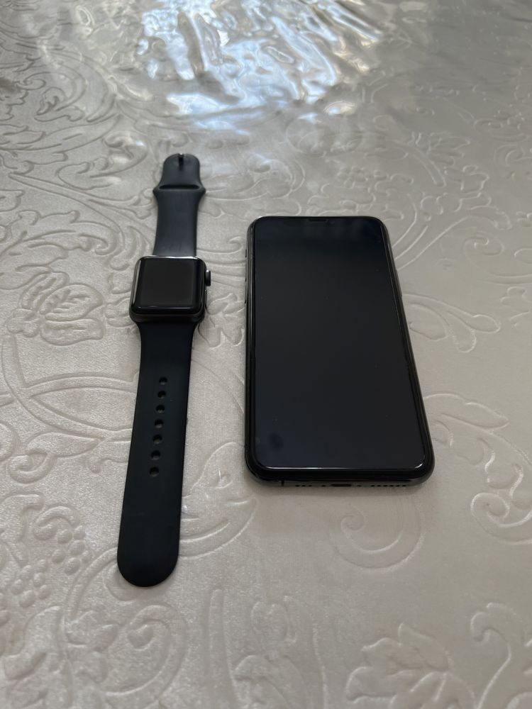 Продам Iphone 11 pro x Apple Watch 3