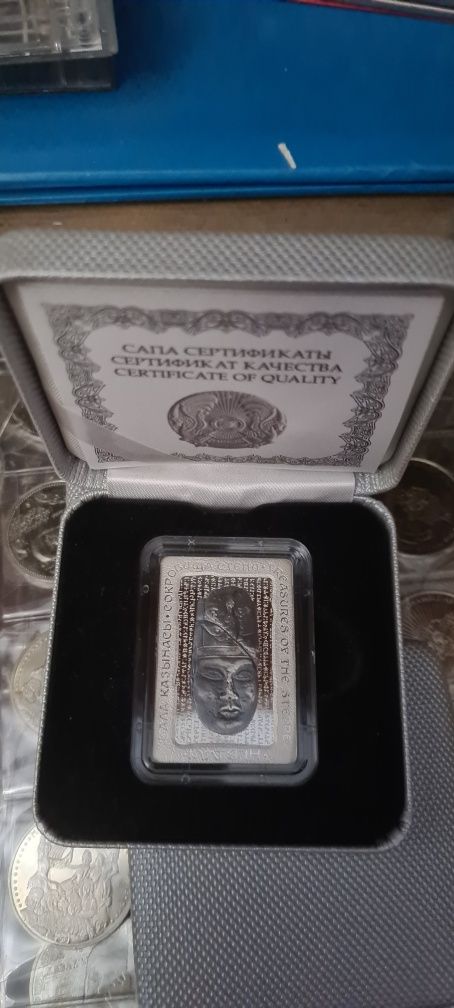 Продаю серебряную монету культегын