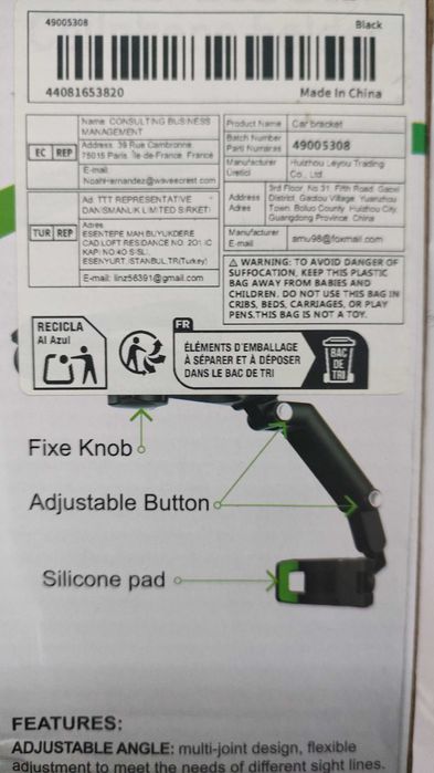 Suport de telefon pentru mașină ,nou!