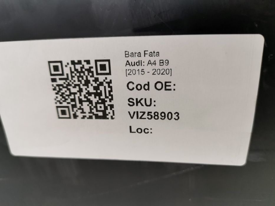 Предна броня Ауди А4 Б9 / Audi A4 B9 [ - ] Оригинална и в добро състоя