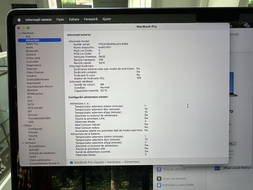 Macbook Pro 16 inch A2780 Apple M2 Max 32 GB RAM SSD 1 TB VG Roman