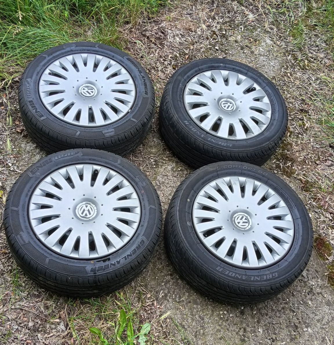 Vw passat 6  5x112 57.1 джанти с чисто нови гуми