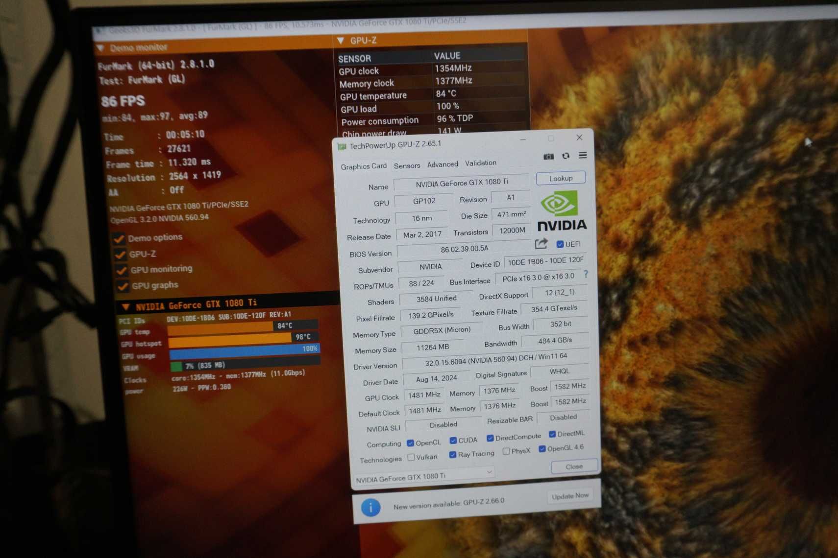 Видеокарта GPU Nvidia GeForce GTX 1080 Ti 11GB Inno3D Herculez/Вкл.ДДС
