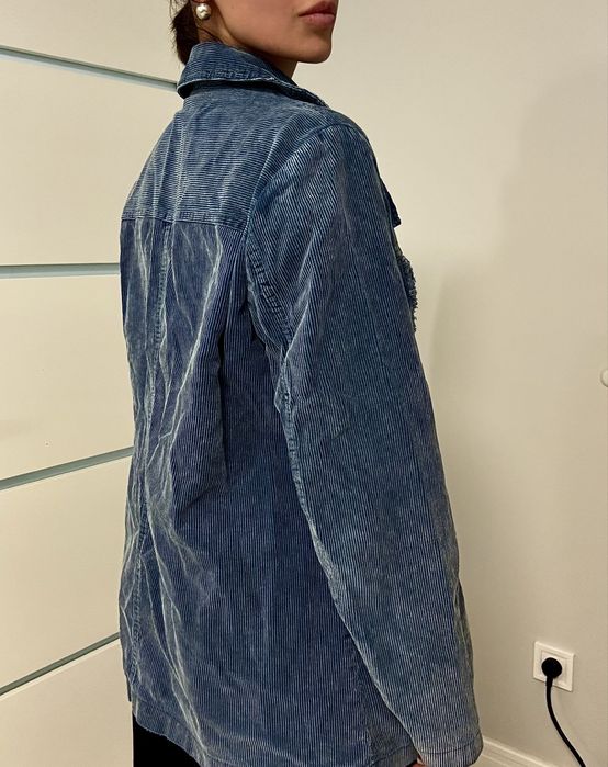 Кадифено дънково яке универсален размер