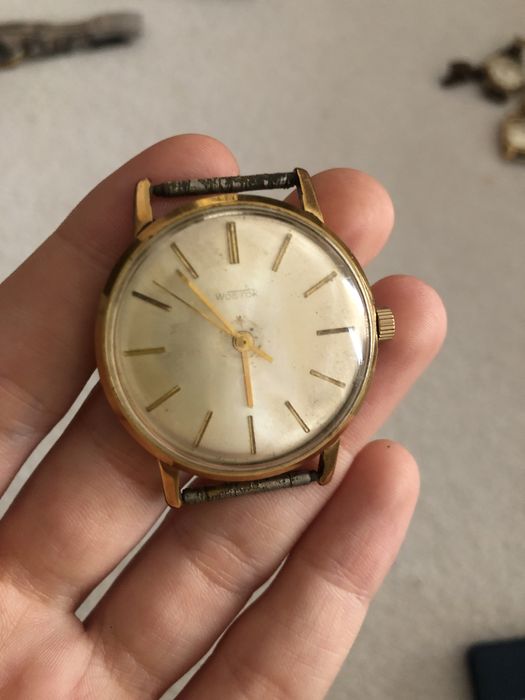 Ceas Wostok suflat cu aur