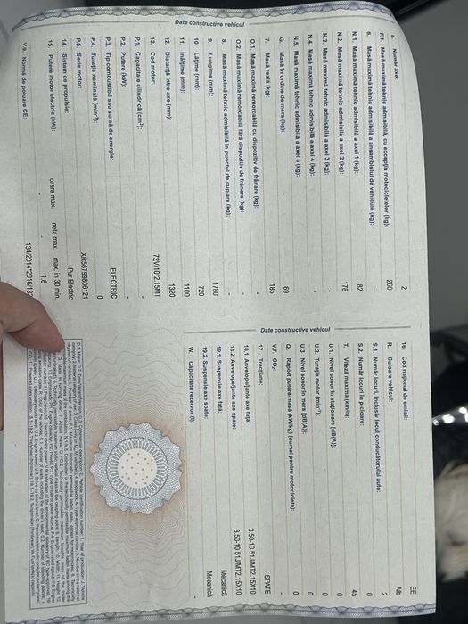 Schimb/vand scuter electric 10/10